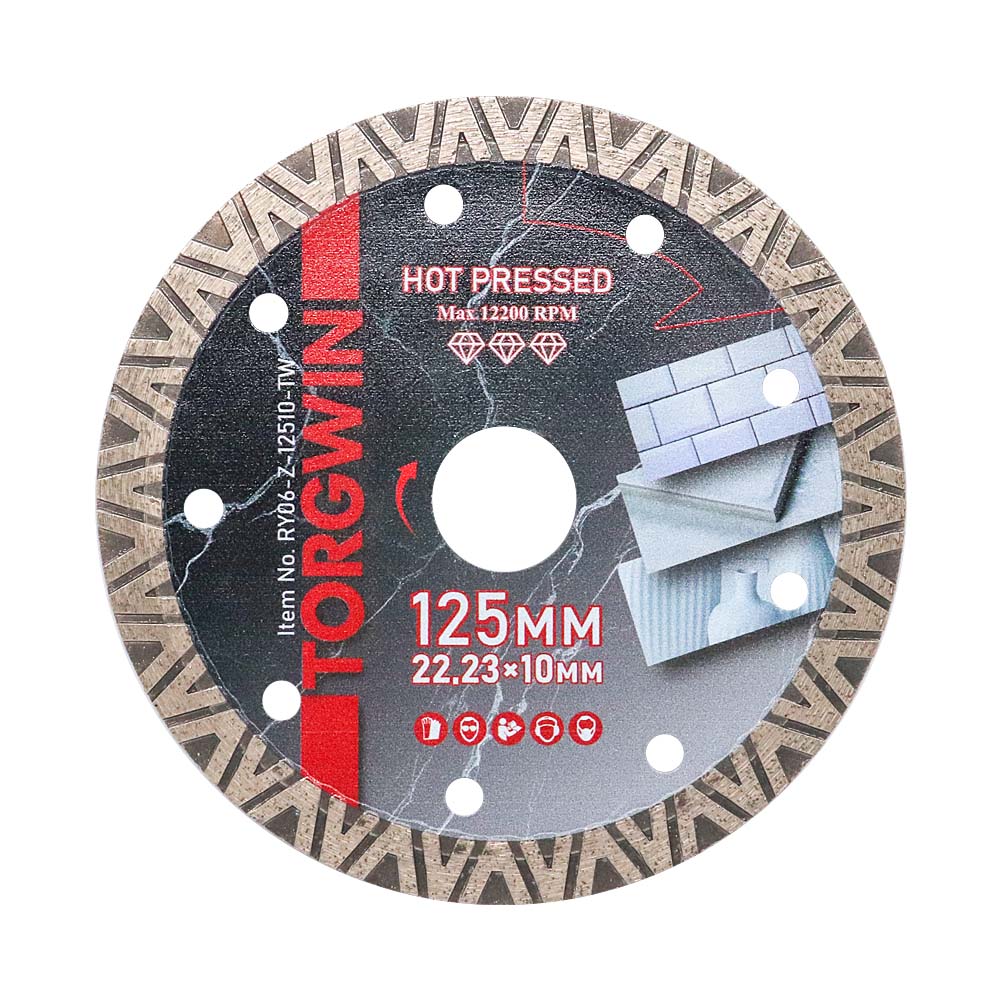 Vroče stisnjena V- oblikovana diamantna žaga Blade Pro